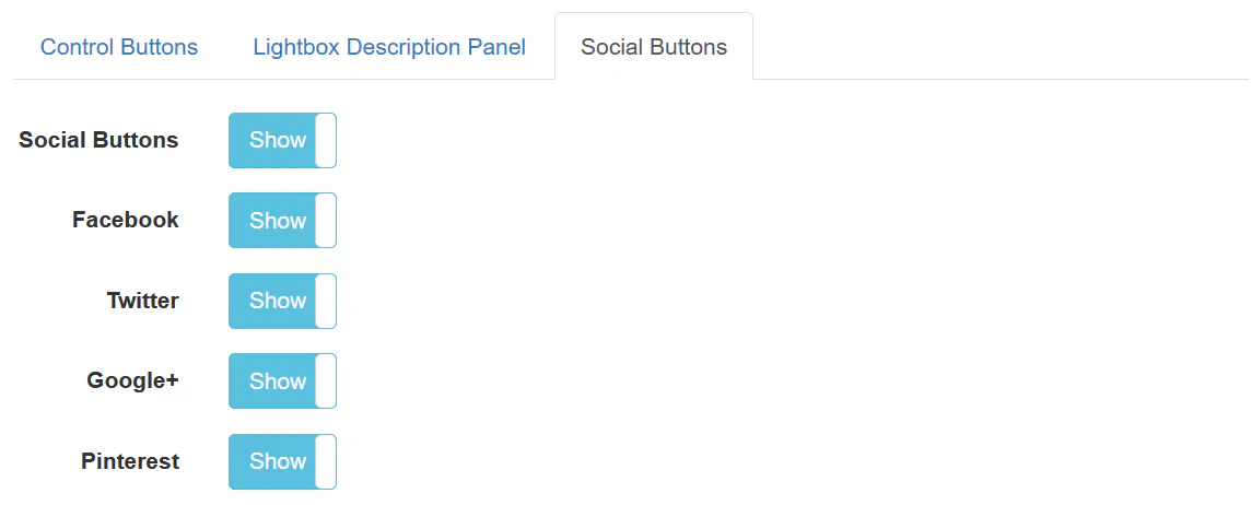 Classic Lightbox – Description & Social